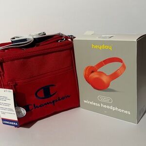Champion Lunch Box + Heyday Wireless Headphones, Back-to-School Bundle, New